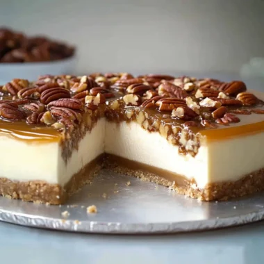 Creamy Pecan Pie Cheesecake