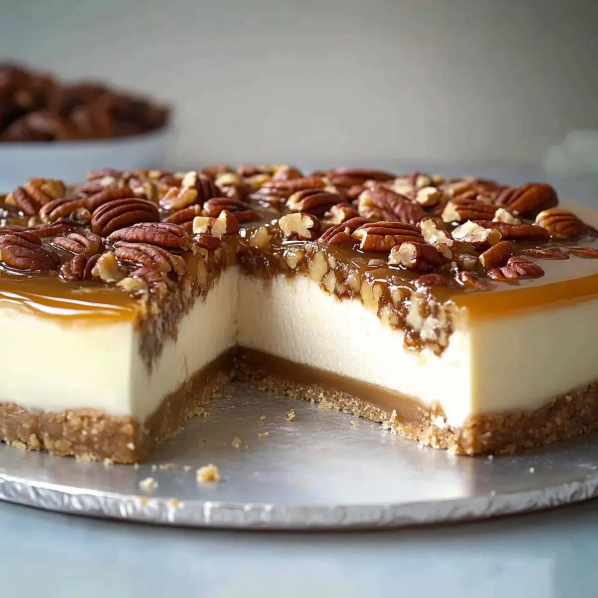 Creamy Pecan Pie Cheesecake