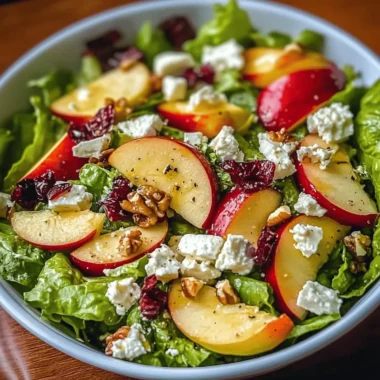Honeycrisp Apple and Feta Salad