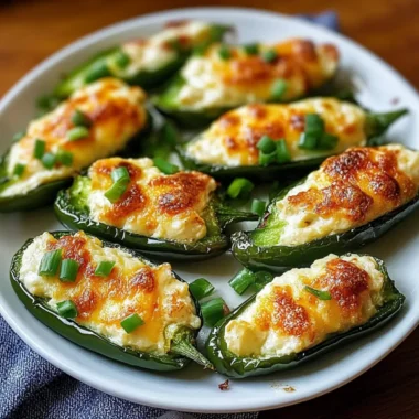 Creamy Jalapeño Poppers