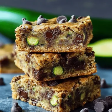 Chocolate Chip Zucchini Bars
