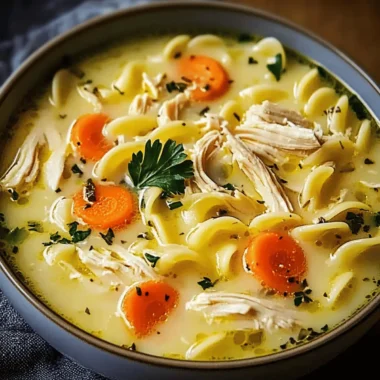 Creamy Chicken Noodle Soup