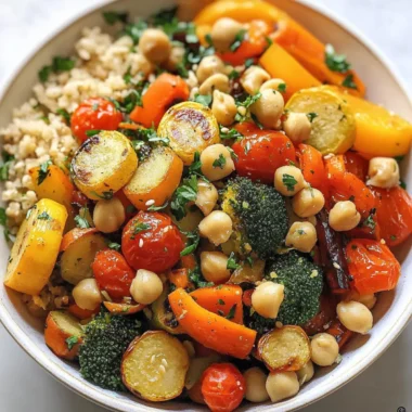 Roasted Vegetable Buddha Bowl