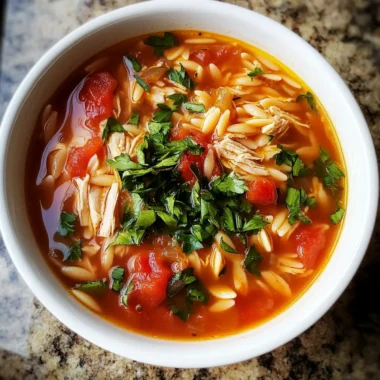 Chicken Orzo Tomato Soup