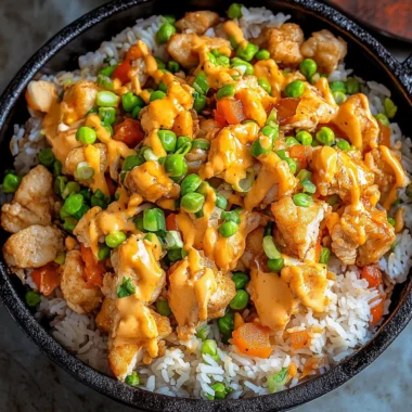 Bang Bang Chicken Fried Rice