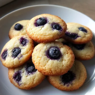 Chewy Blueberry Sugar Cookies