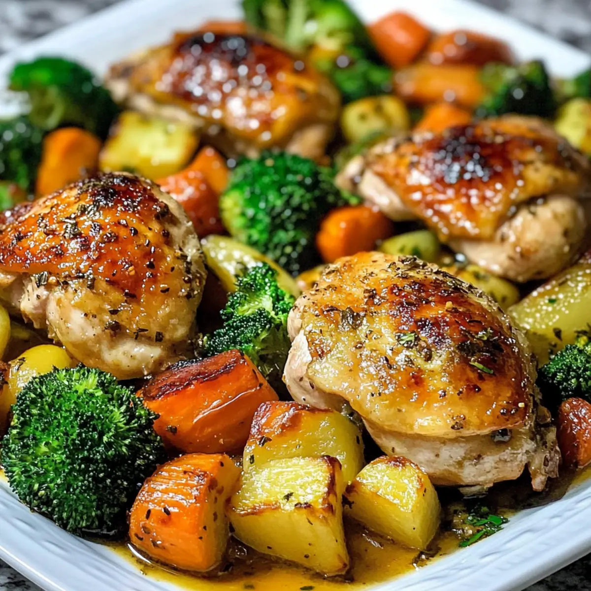 One-Pan Baked Chicken with Veggies