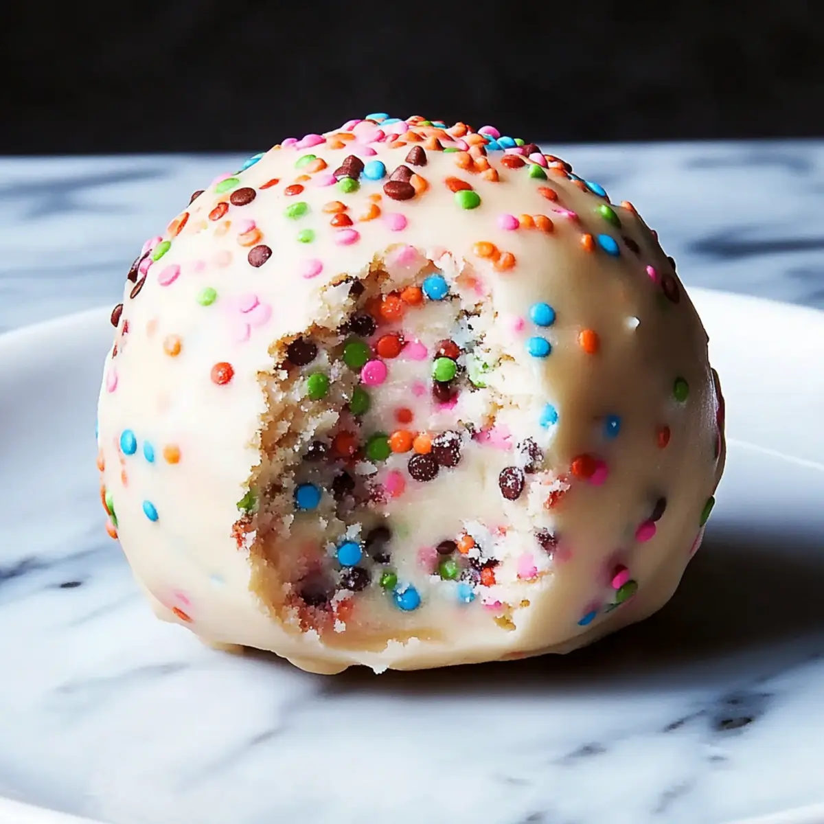 Confetti Cookie Dough Ball