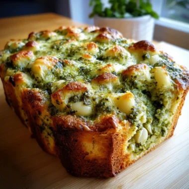White Bean and Pesto Bake