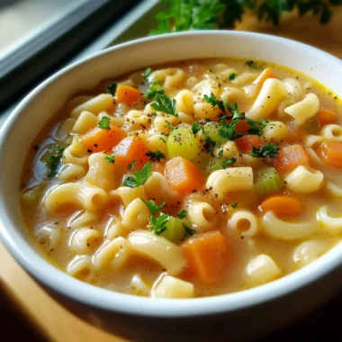 Creamy Ditalini Soup