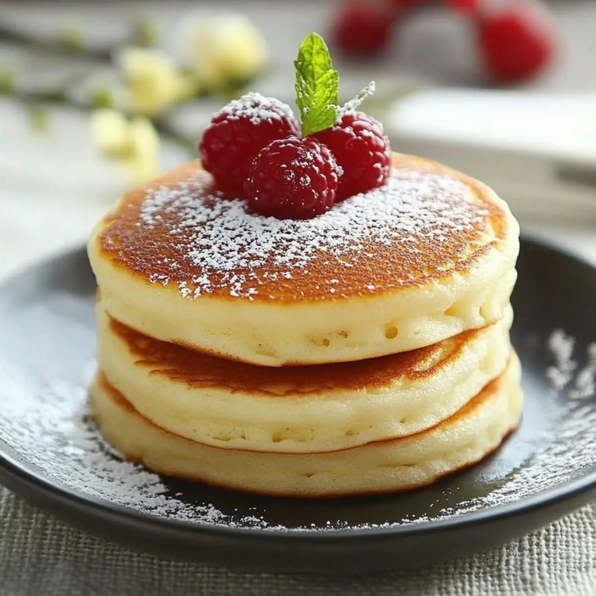 Fluffy Japanese Souffle Pancakes