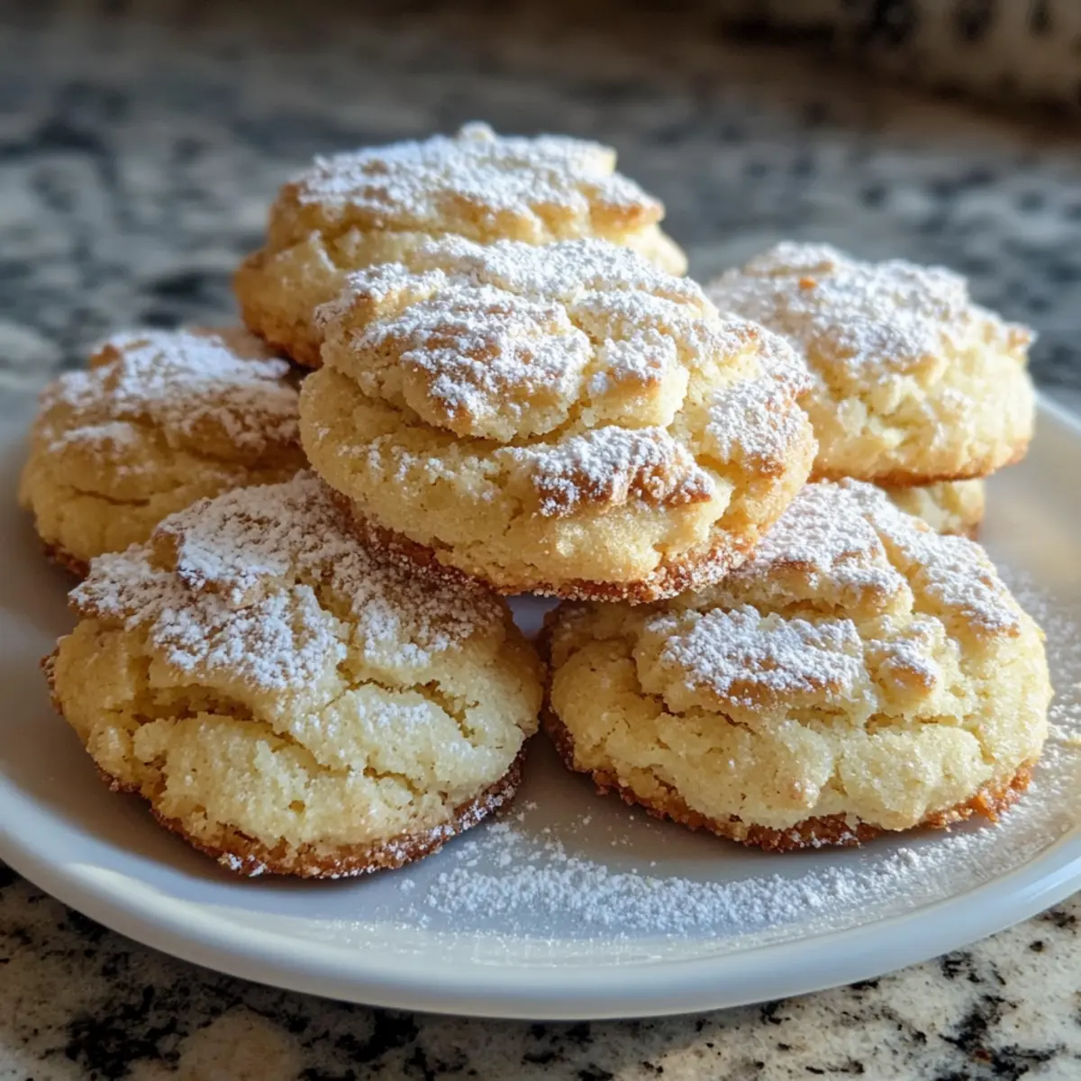 Almond Shortbread Meltaway Cookies
