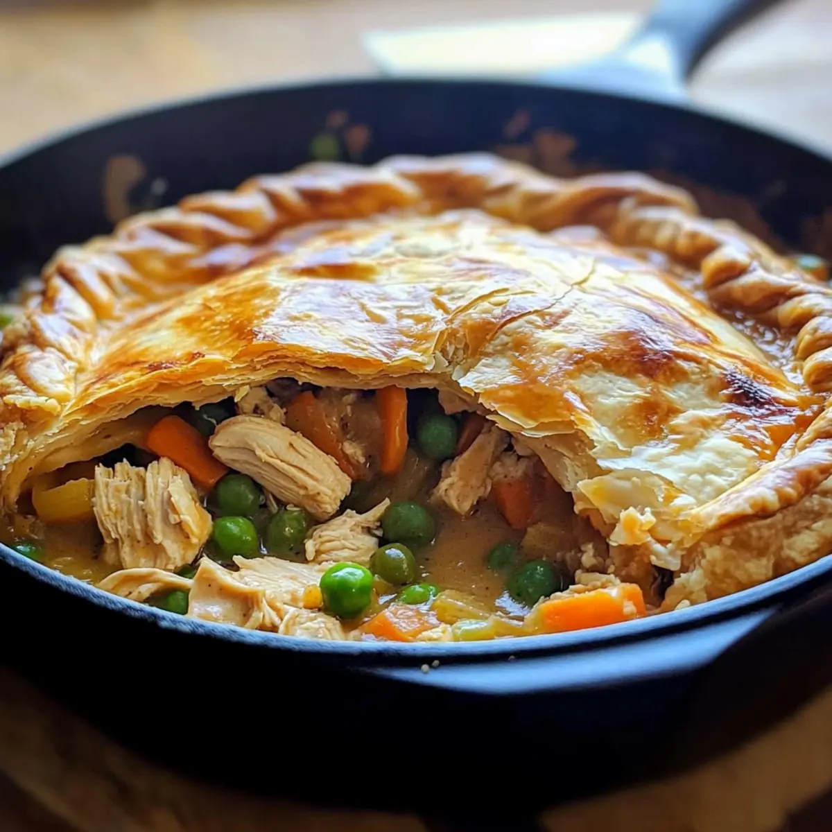 Chicken Pot Pie Skillet