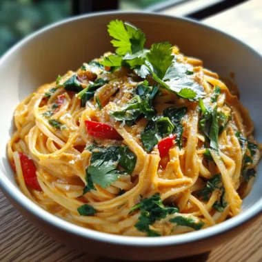 Spicy Coconut Noodles