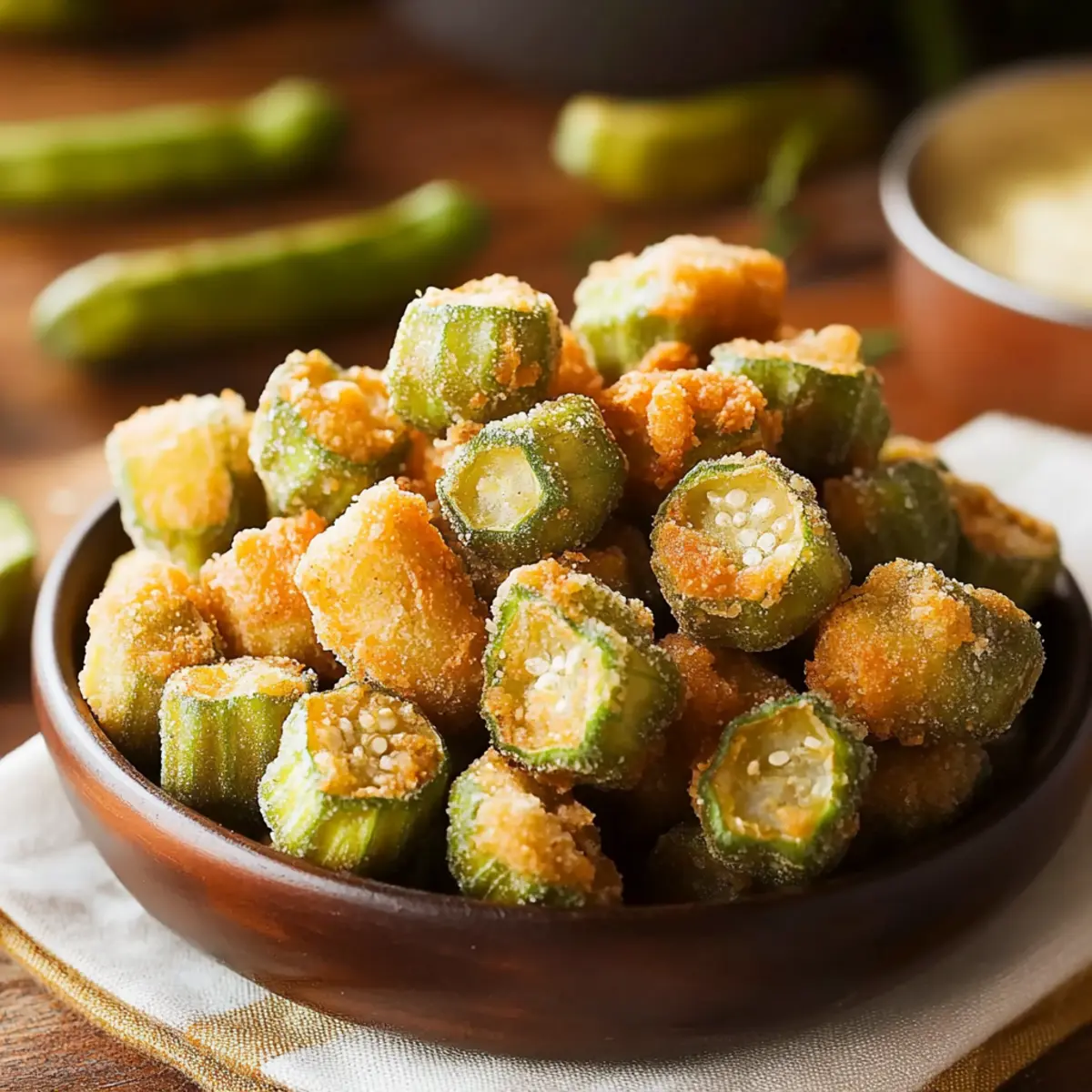 Crispy Southern Fried Okra