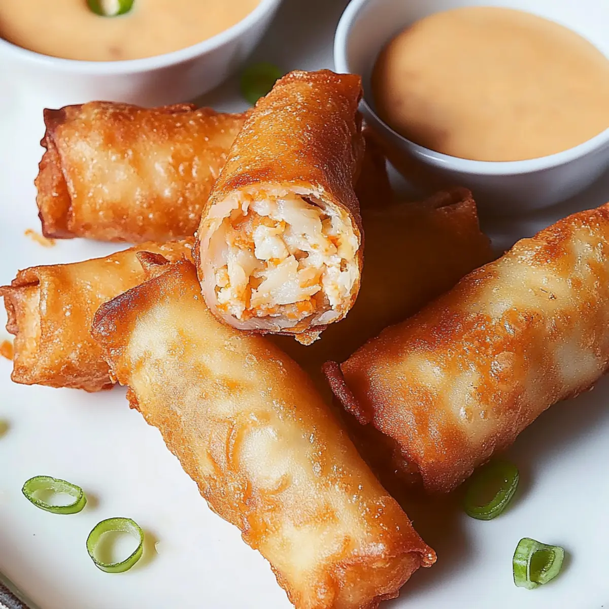 Crab Cake Egg Rolls