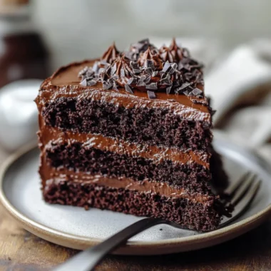 Homemade Chocolate Espresso Cake