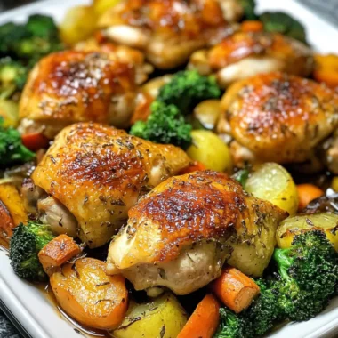 One-Pan Baked Chicken with Veggies