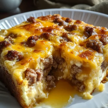 Breakfast Casserole With Gravy
