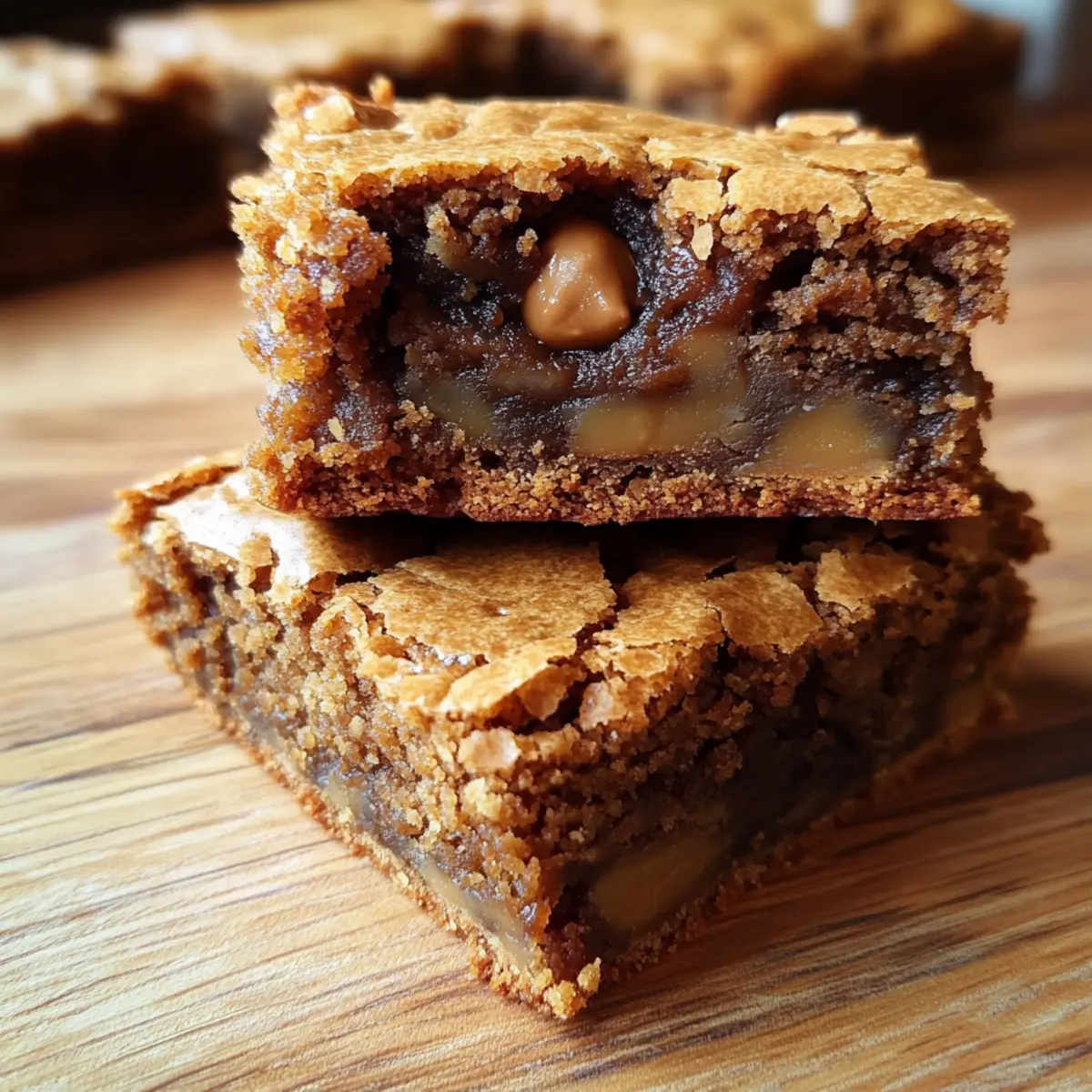 Peanut Butter Blondies
