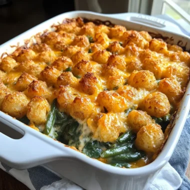 Green Bean Tater Tot Casserole