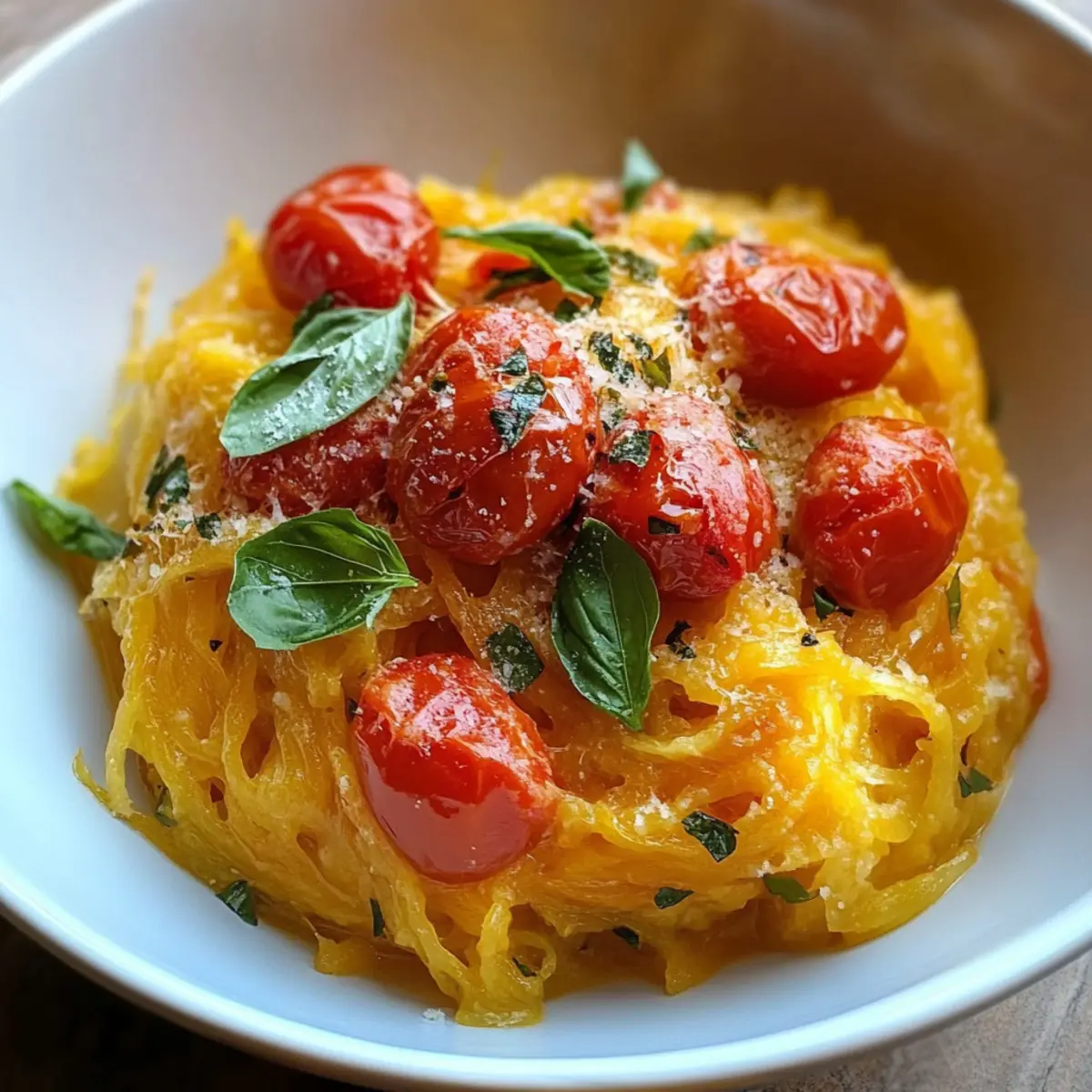 Creamy Tomato Spaghetti Squash