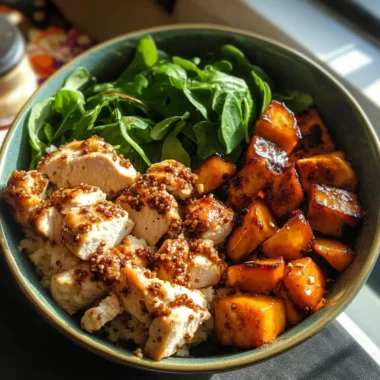 Maple Dijon Chicken Bowl