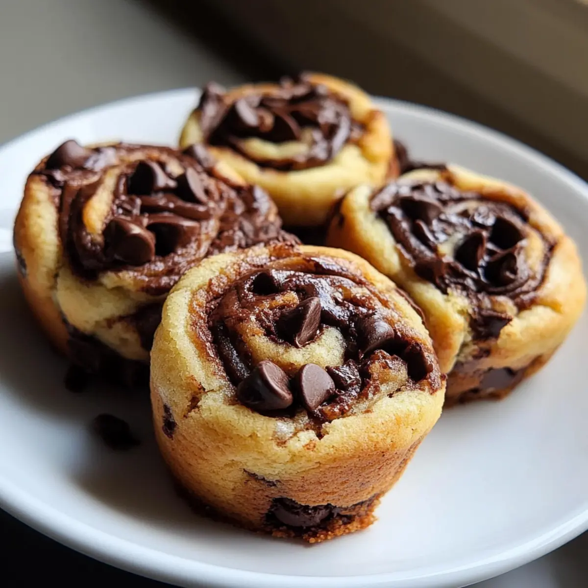 Chocolate Chip Cookie Rolls