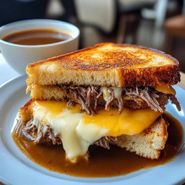 French Dip Grilled Cheese