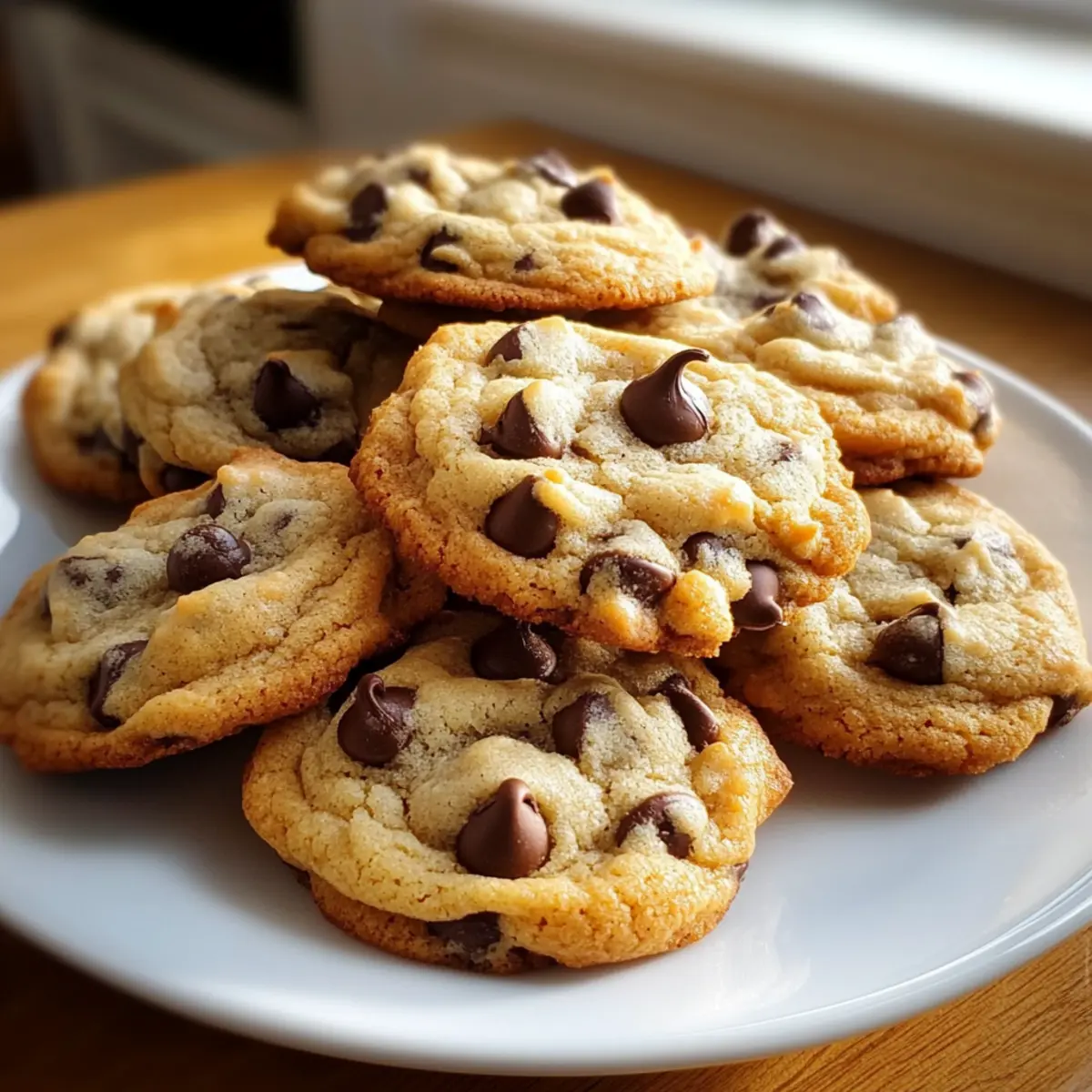 Fluffy Chocolate Chip Cookies