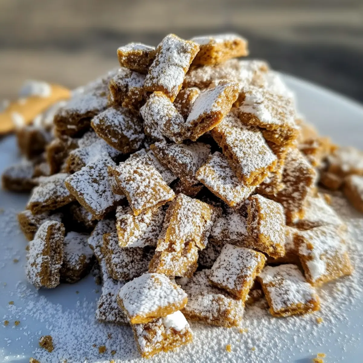Gingerbread Puppy Chow