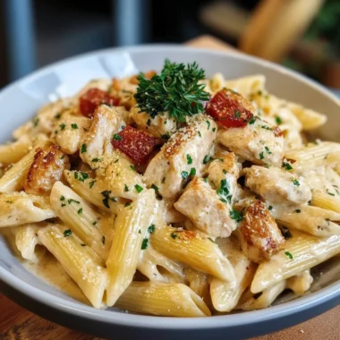Southern Style Creamy Parmesan Chicken Pasta
