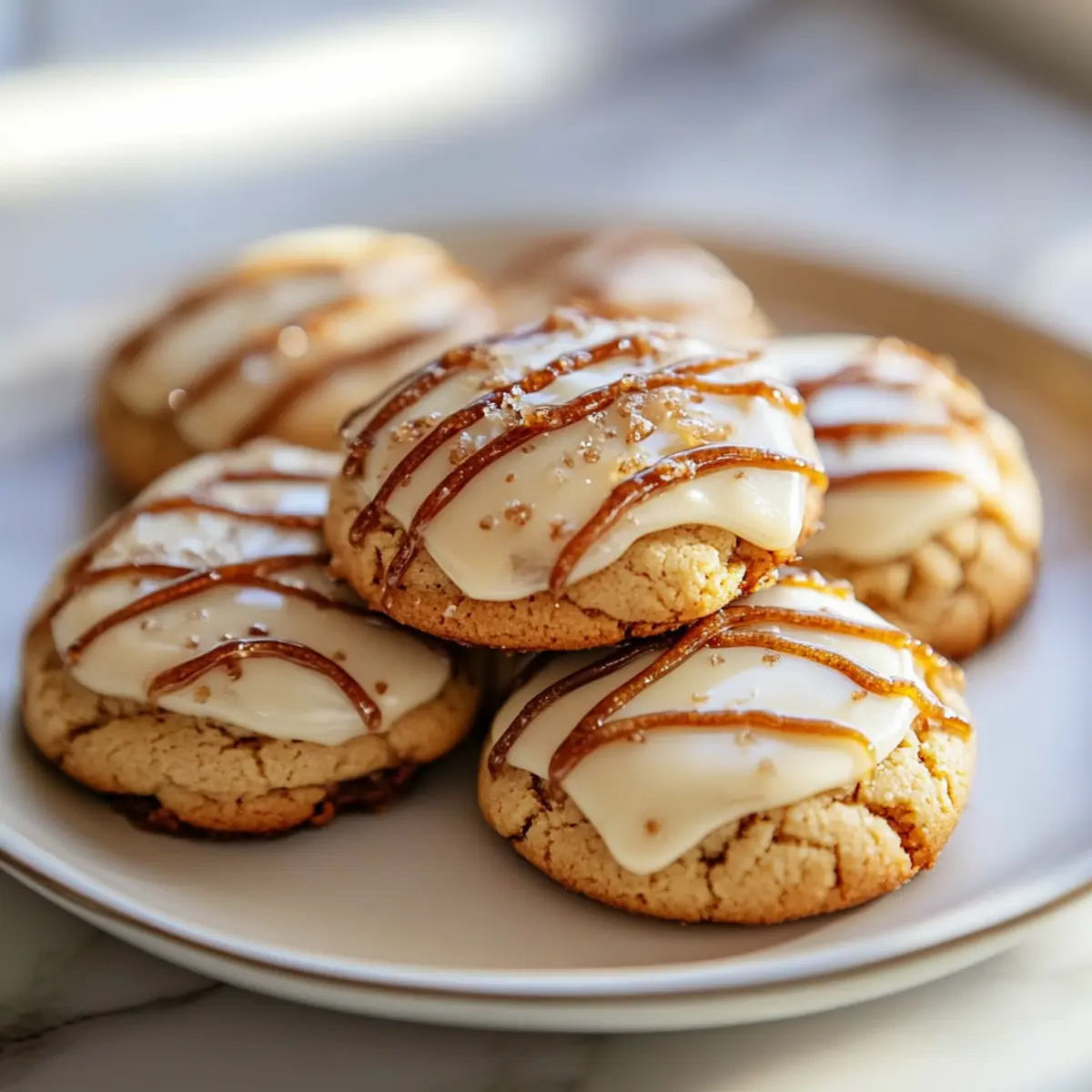 Soft Maple Cookies with Brown Butter Icing