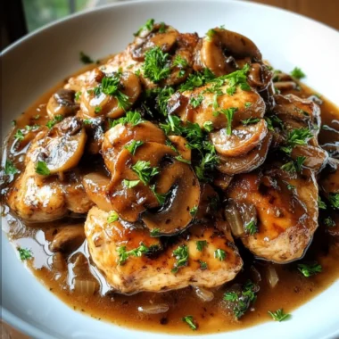 Crockpot Chicken Marsala