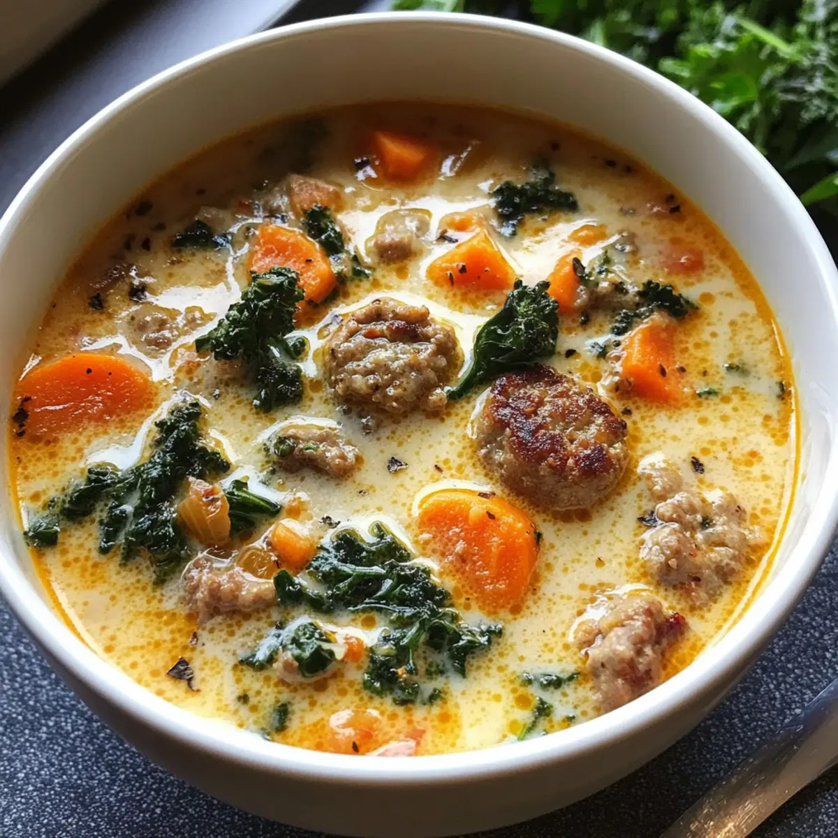 Creamy Italian Sausage Soup