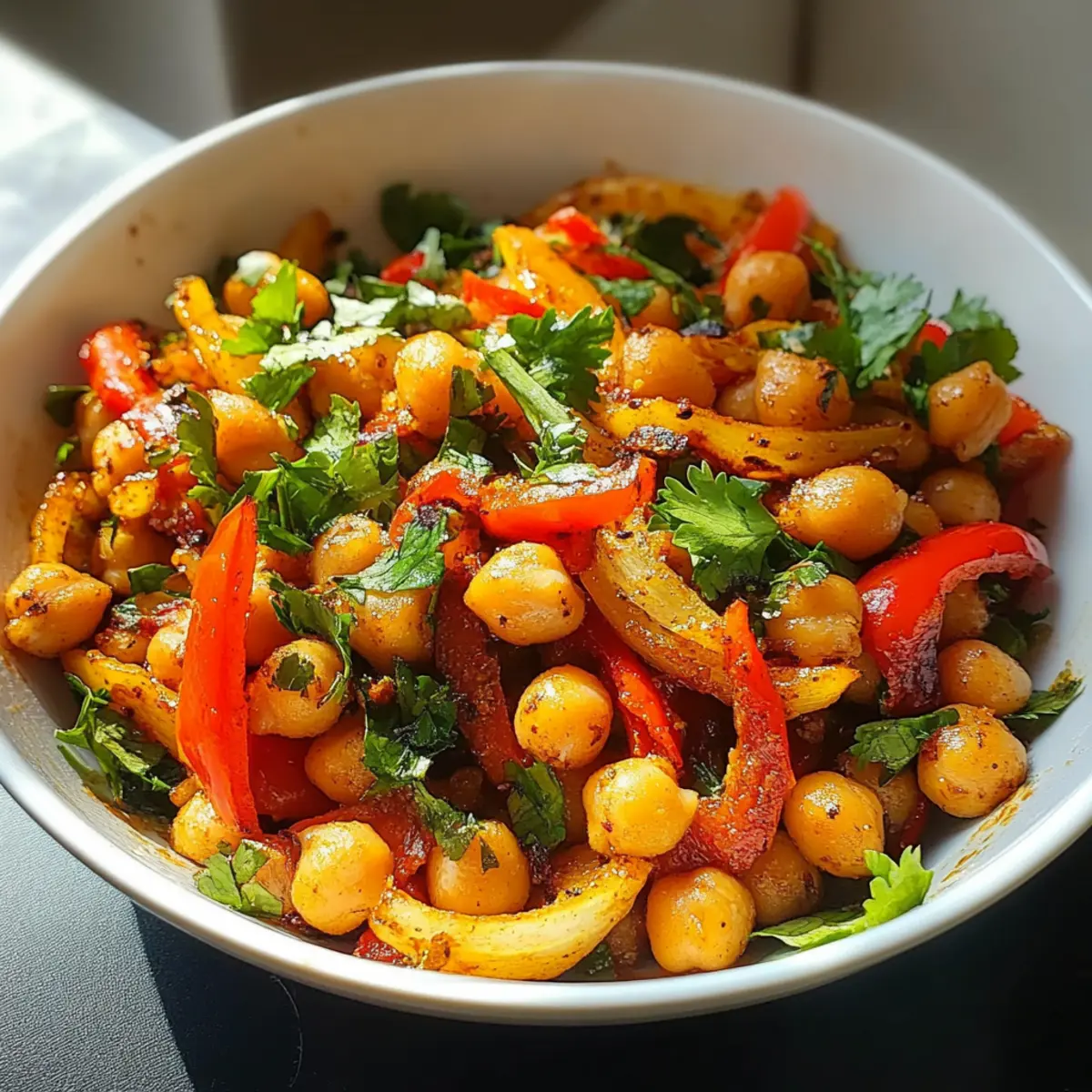 Spicy Chickpea Stir-Fry