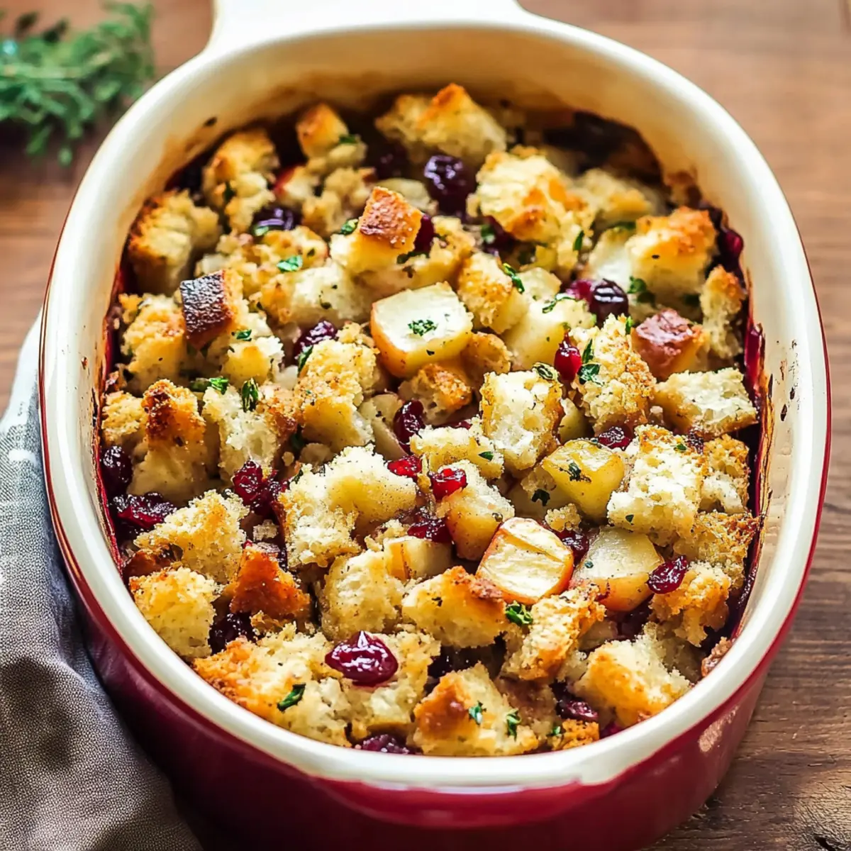 Cranberry Apple Stuffing