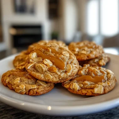 Caramel Oatmeal Cookies