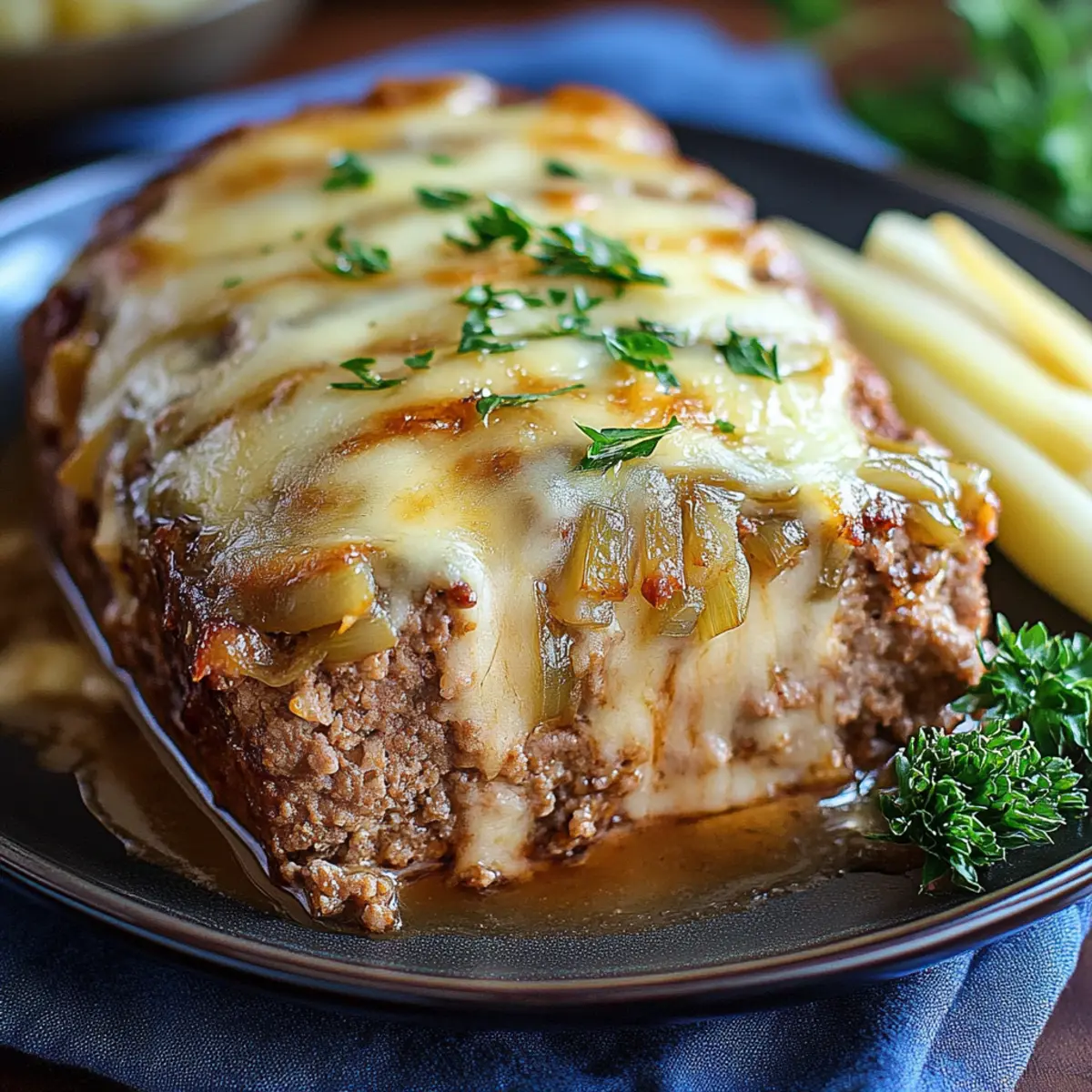 French Onion Meatloaf
