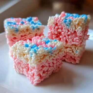 Cotton Candy Rice Krispy Treats