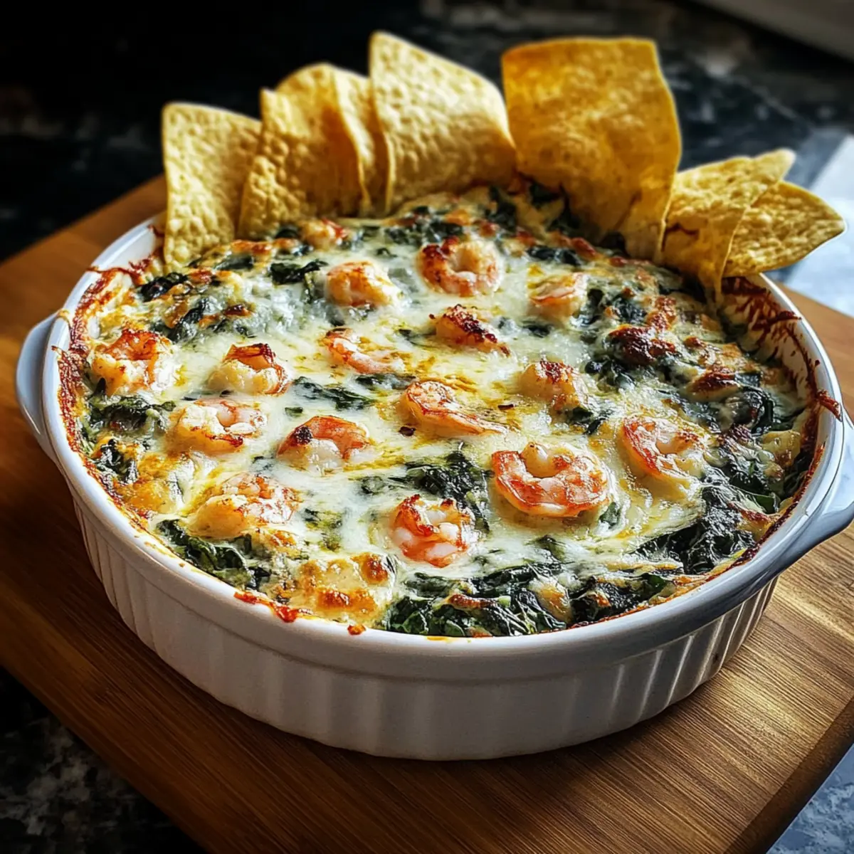 Creamy Seafood Spinach Dip