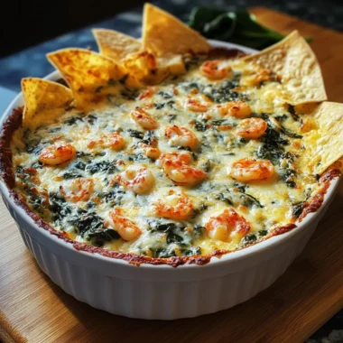 Creamy Seafood Spinach Dip
