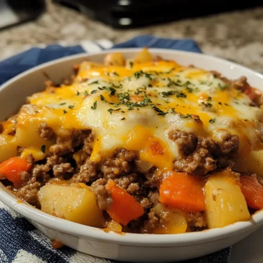 Hobo Ground Beef Casserole