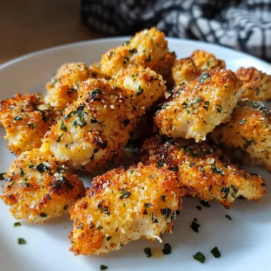 Garlic Parmesan Chicken Bites