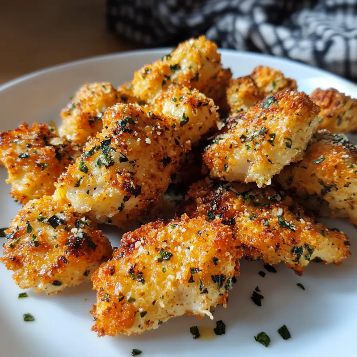 Garlic Parmesan Chicken Bites