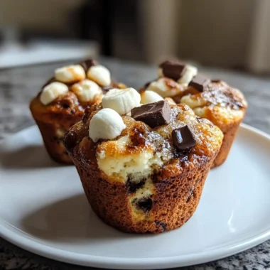 Banana S'mores Muffins