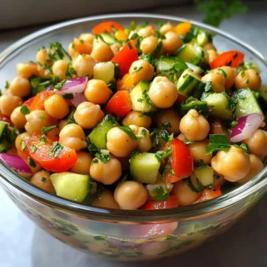 Chickpea Bean Salad