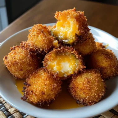 Crispy Pickle Cheese Bites