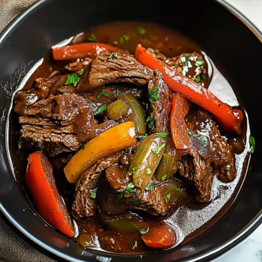 Crockpot Pepper Steak