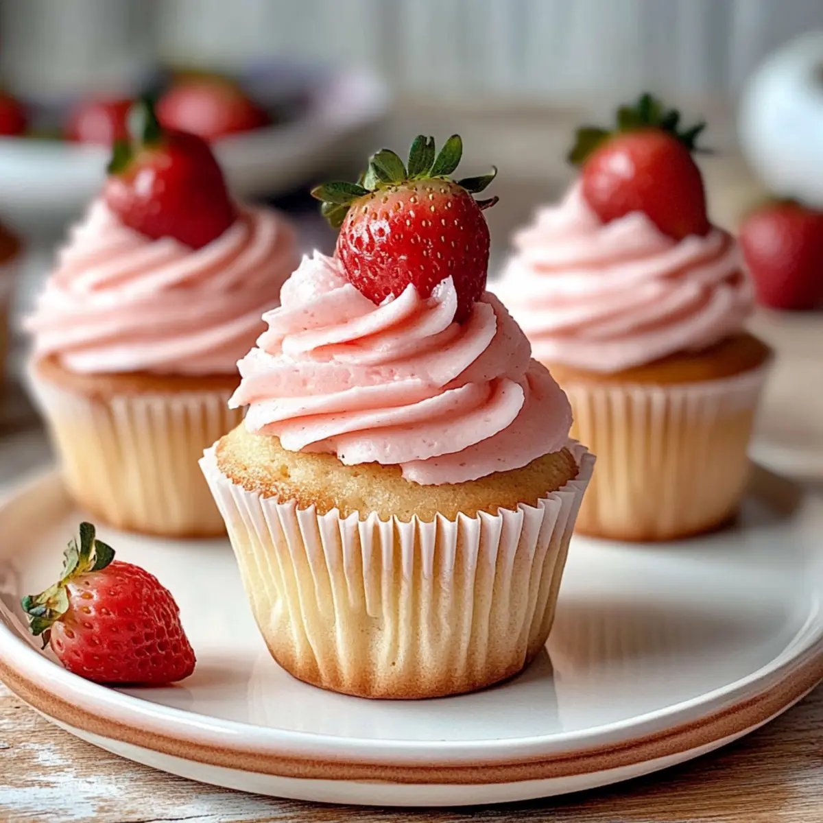 Strawberry Cupcakes